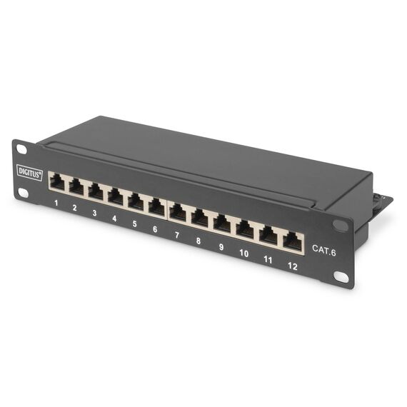 DIGITUS DN-91612S Cat 6 12-Port 10" Patch Panel
