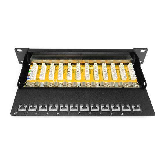 DIGITUS DN-91612S Cat 6 12-Port 10" Patch Panel