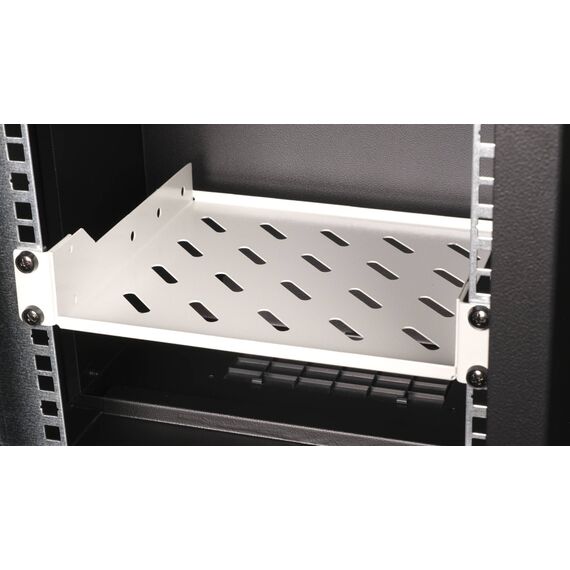equip EZFS-10-1-20-G 10in 1U Fixed Shelf 200mm Grey
