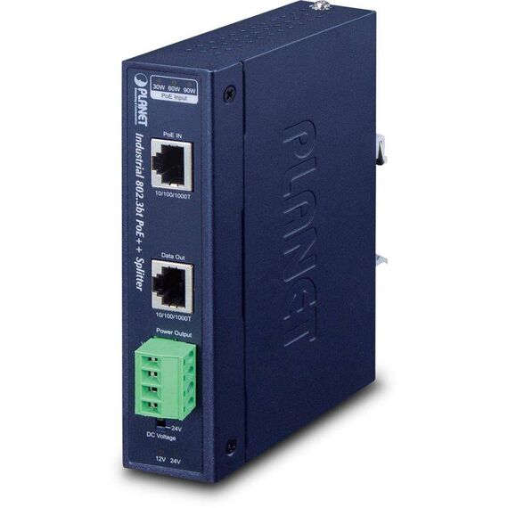 PLANET IPOE-173S Industrial 802.3bt PoE++ Splitter 70W