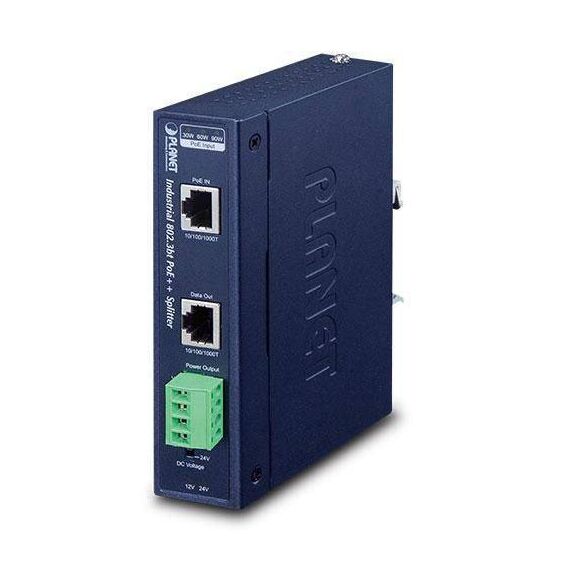 PLANET IPOE-173S Industrial 802.3bt PoE++ Splitter 70W