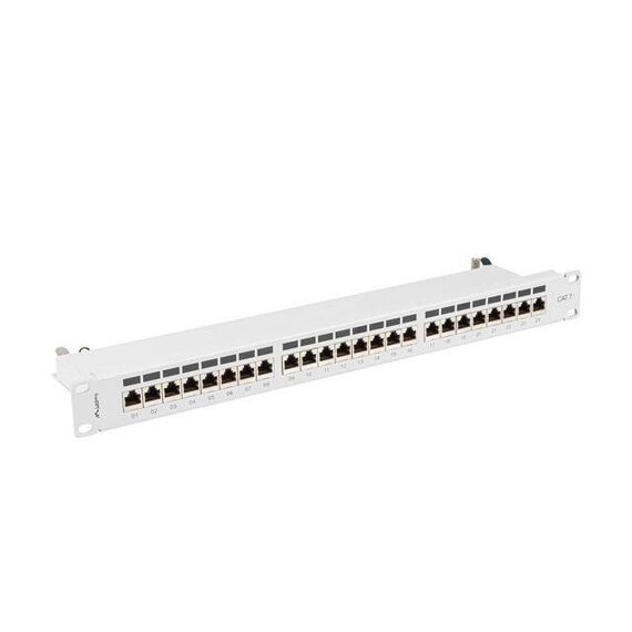Lanberg PPS7-1024-S Cat.7 FTP 24-Port 1U Patch Panel Grey