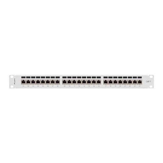 Lanberg PPS7-1024-S Cat.7 FTP 24-Port 1U Patch Panel Grey