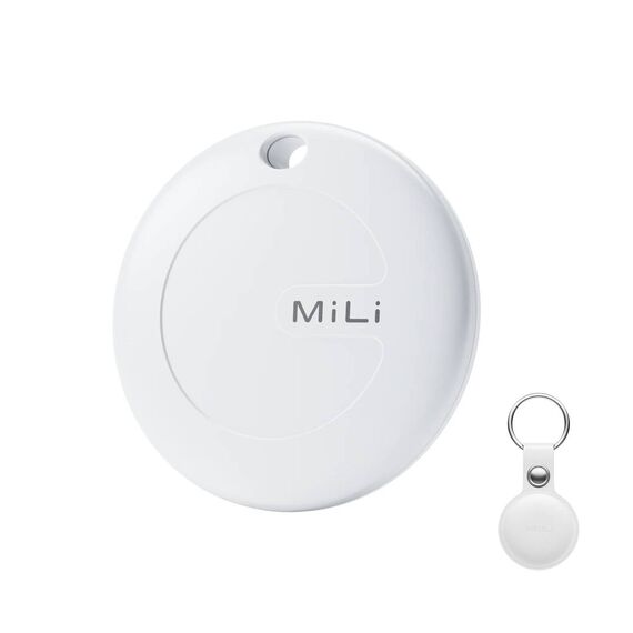 MiLi MiTag Find My Item Tracker, White, 3-Pack
