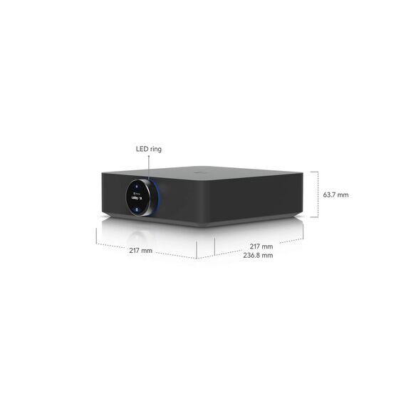 Ubiquiti UniFi PowerAmp Streaming Amplifier Black