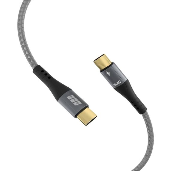 EFB USB-C Cable 0.5 m 100 W PD 5A E-Marker Grey