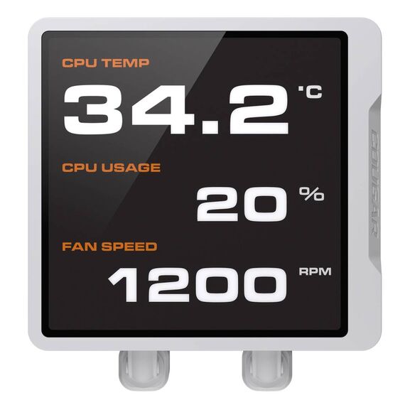 COUGAR Poseidon Vistek Pro ARGB 240 LCD AIO Cooler White