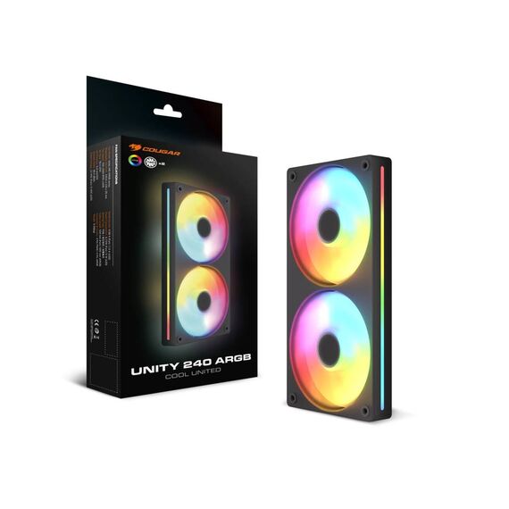 COUGAR UNITY 240 ARGB Single-Frame Fan Unit Black