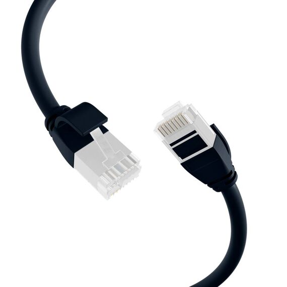 EFB K8108SW.0.15 Cat.6A Slim Patch Cable 0.15m Black