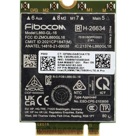 HP 4G LTE-A Pro Cat16 WWAN Module AM5R3AA