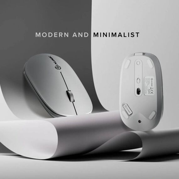 ALOGIC Echelon AMBT4KWH Rechargeable Wireless Mouse White
