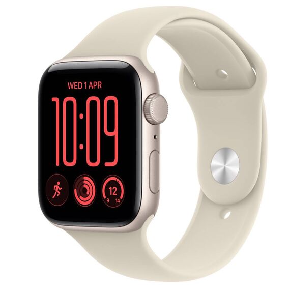Apple Watch SE 3 GPS 44mm Starlight Aluminium Sand M/L