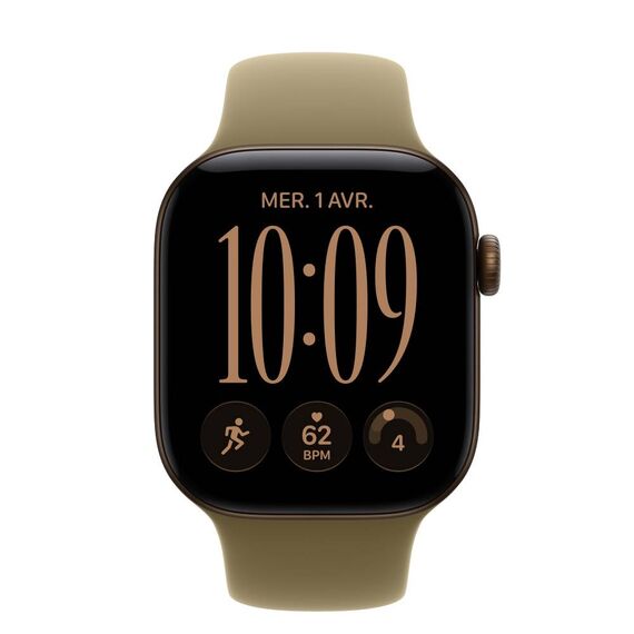 Apple Watch Series 12 GPS 42mm Dark Bronze Olive Sport S/M