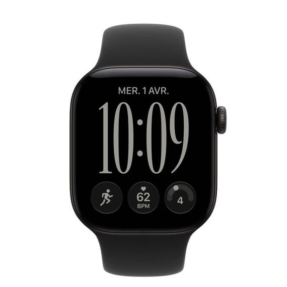 Apple Watch Series 12 GPS 42mm Black Black Sport Band S/M