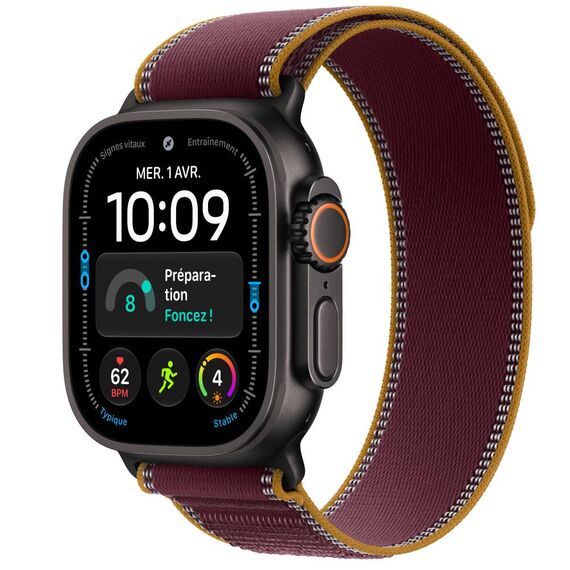 Apple Watch Ultra 4 Cellular 49mm Black Trail Loop M/L