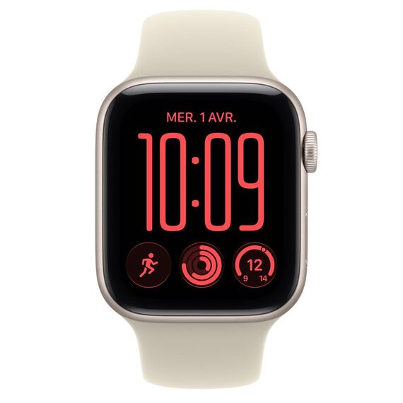 Apple Watch SE 3 Cellular 44mm Starlight Sand Sport Band M/L
