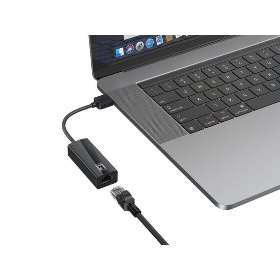 LevelOne USB-0301 USB 2.0 Fast Ethernet Adapter Black