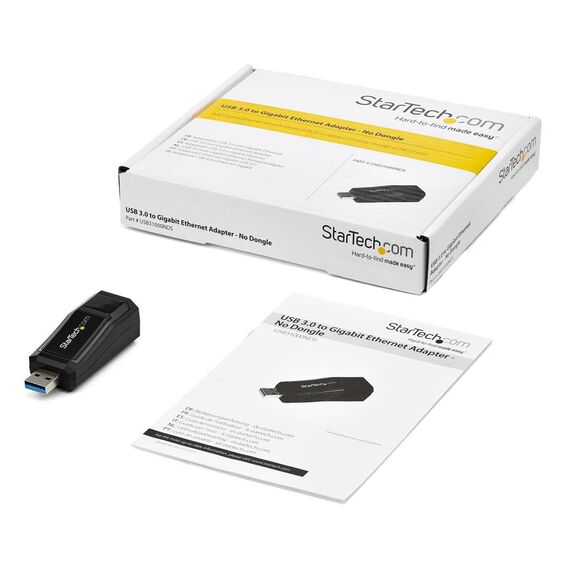 StarTech USB31000NDS Compact USB 3.0 Gigabit Adapter Black