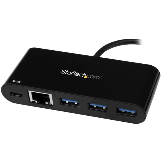 StarTech US1GC303APD USB-C Gigabit + 3-Port Hub + PD