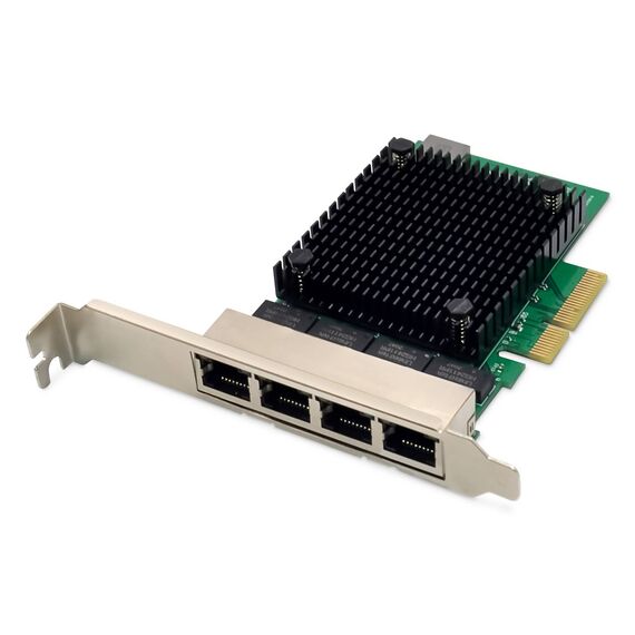 DIGITUS DN-10136 4-Port 2.5G PCIe Network Card