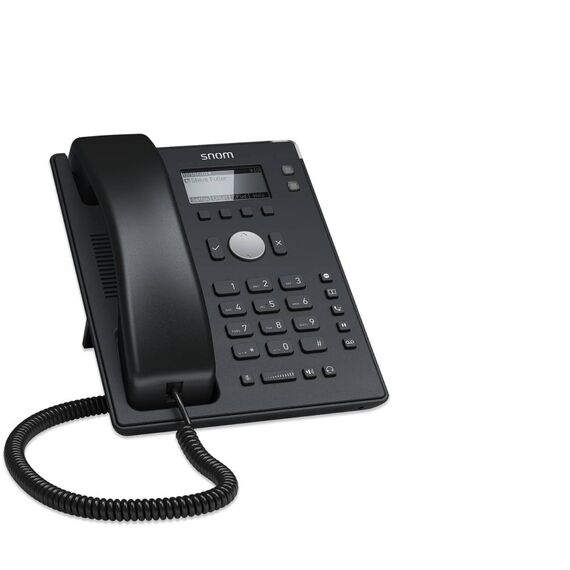 Snom D120 IP Desk Phone Black 2 SIP Identities