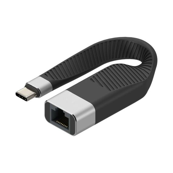 Techly ICOC USBC-RJ45 Flat USB-C to RJ45 Gigabit Cable