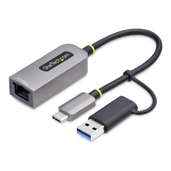 StarTech U2GA USB-C 2.5GbE Ethernet Adapter + USB-A