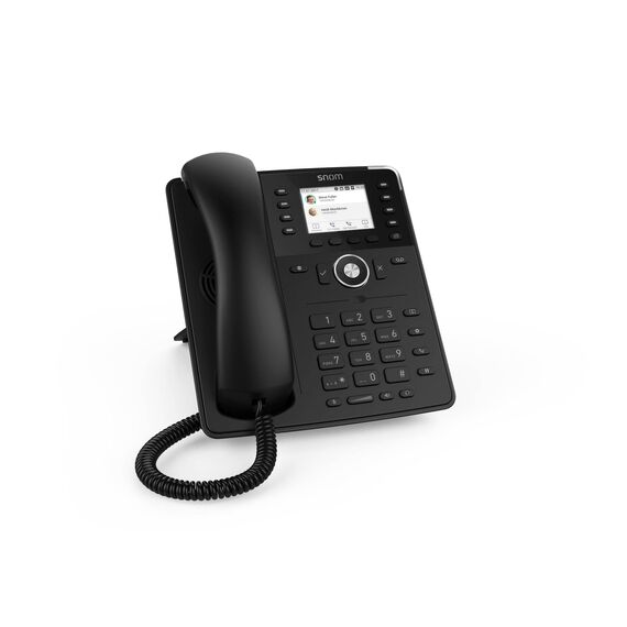 snom D735 IP Desk Phone Gigabit PoE Black