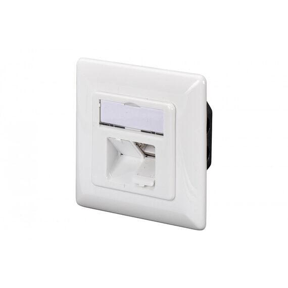 DIGITUS DN-9008-1 Cat 6A 2-Port Shielded Flush Socket