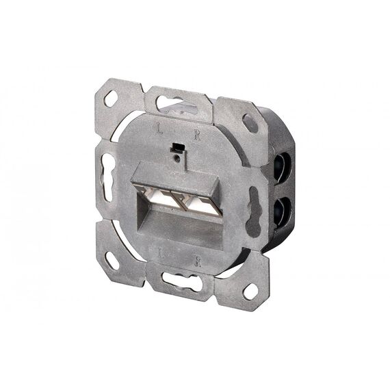 DIGITUS DN-9008-1 Cat 6A 2-Port Shielded Flush Socket