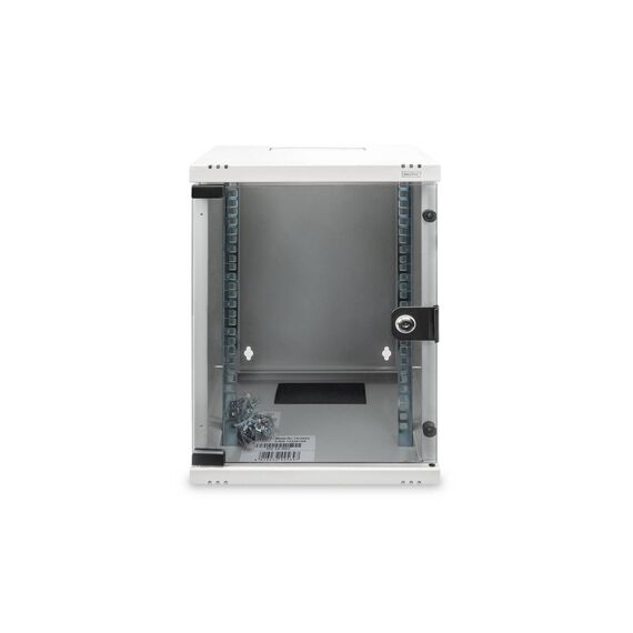 DIGITUS DN-10-09U 10" Wall Cabinet 9U Glass Door Grey