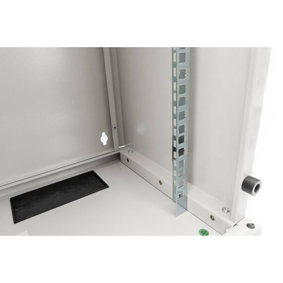 DIGITUS DN-10-09U 10" Wall Cabinet 9U Glass Door Grey