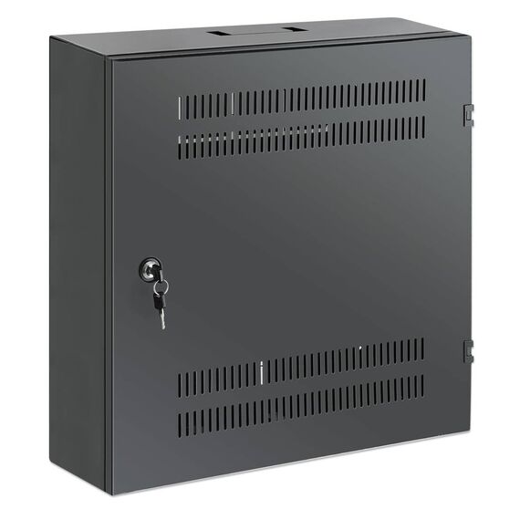 Intellinet 713689 Low-Profile 19-inch Wall Mount Cabinet Black
