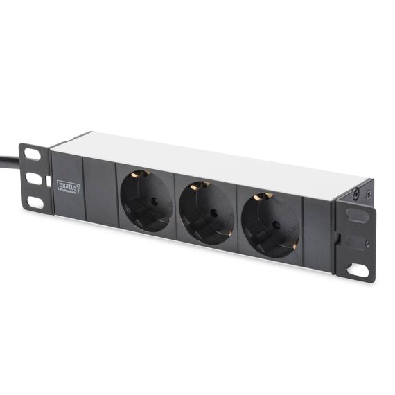 DIGITUS DN-10-SET-1-B 10in Network Set 6U Cabinet Black