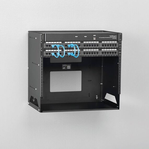 StarTech.com WALLSHELF8U 8U Wall Rack with Built-in Shelf