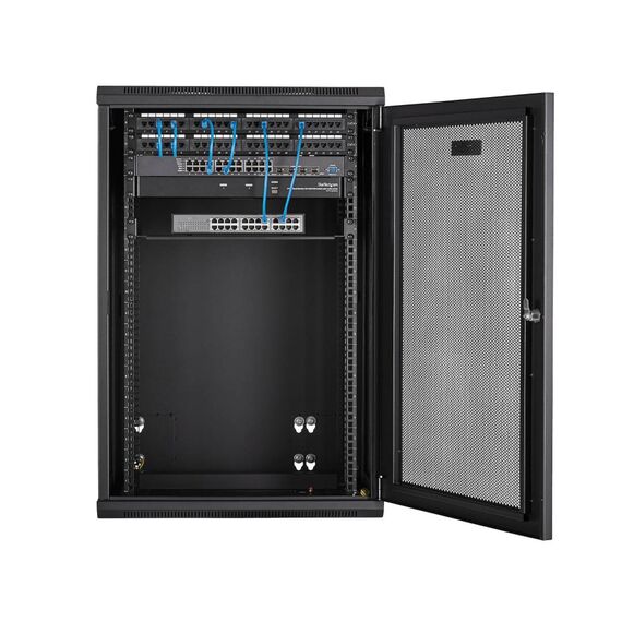 StarTech.com RK1820WALHM 18U Hinged Wall Mount Cabinet