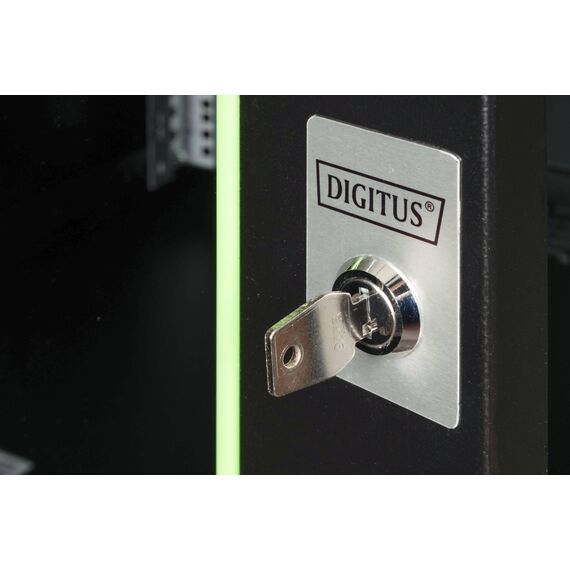 DIGITUS DN-19 12U-6/6-SW 12U Wall Cabinet 600x600 Black