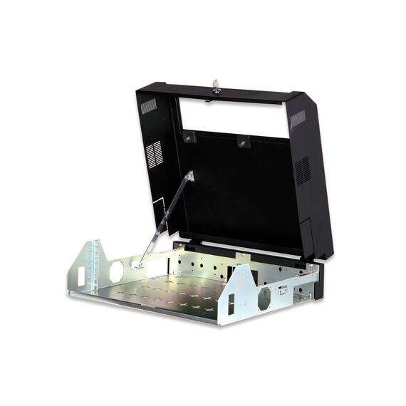 DIGITUS DN-19 04U-PB-B SOHO Slim 19" Wall Enclosure Black