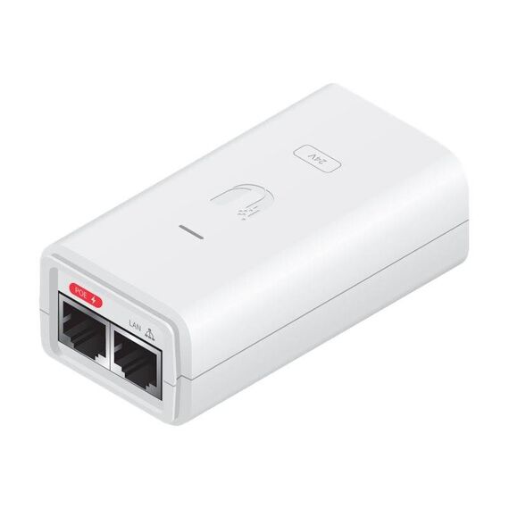 Ubiquiti POE-24-7W-G-WH 24V 7W Gigabit PoE Adapter White