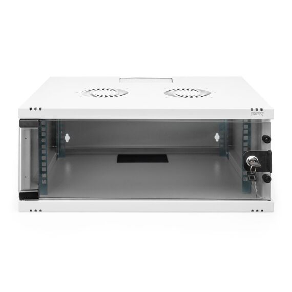 DIGITUS DN-38010 SOHO 19" Wall Cabinet 4U Grey