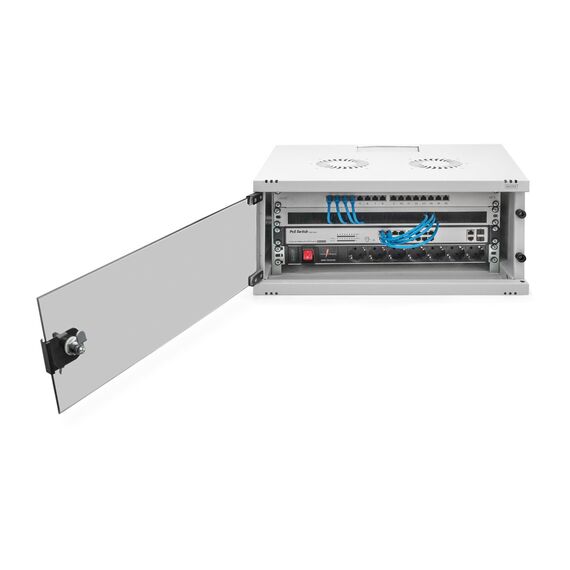 DIGITUS DN-38010 SOHO 19" Wall Cabinet 4U Grey