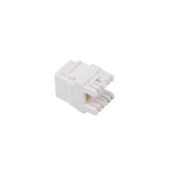 Lanberg KSUA-1000 Cat 6A U/UTP RJ45 Keystone Module White