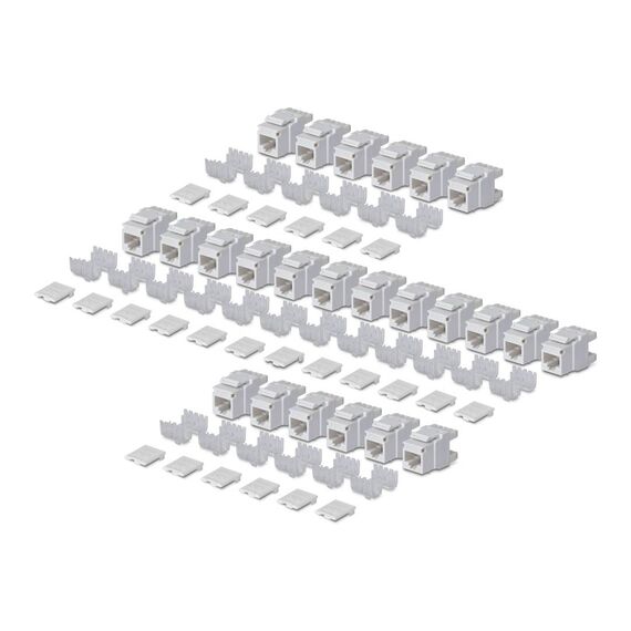 StarTech.com C6KEY110180WH24PK Cat6 Keystone 24PK 180° White