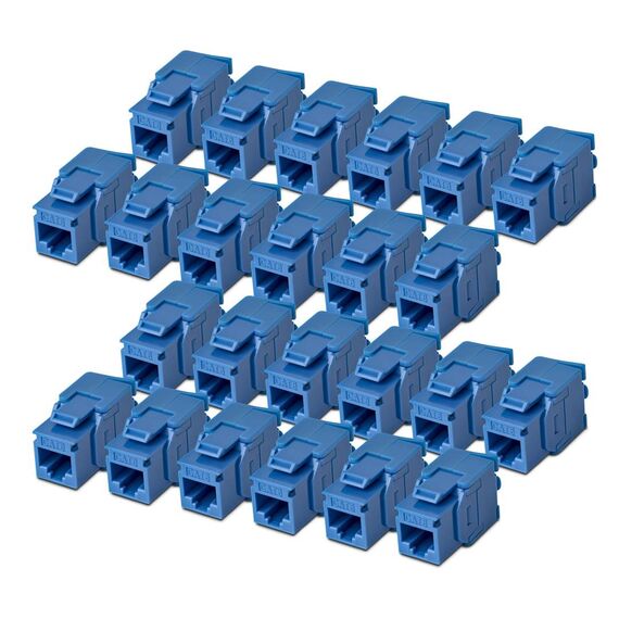 StarTech.com C6KEYTL180BL24PK Cat6 Keystone Jack 24-Pack