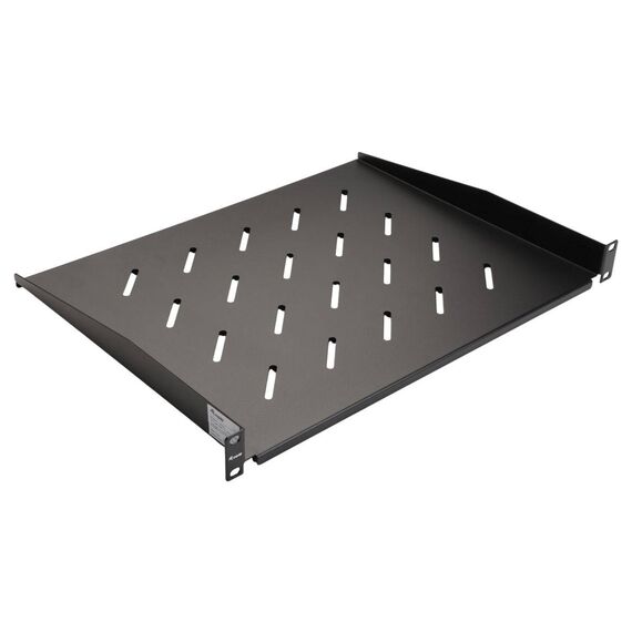 equip 328001 19" Fixed Shelf 1U 350 mm 20 kg Black