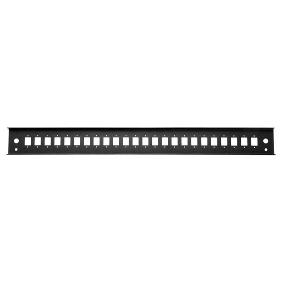 equip 337100 24-Port Fiber Front Panel LC-D/SC-S 1U Black
