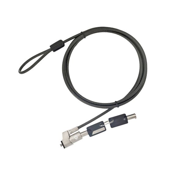 Conceptronic CUSTODIO02BWM Keyed Wedge Laptop Lock 1.8m