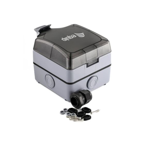equip 125452 Outdoor 1-Port Keystone Box IP66 Grey