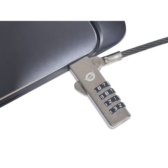 Conceptronic CUSTODIO01BW Combination Wedge Laptop Lock