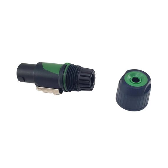 equip 147932 4-Pole speakON Cable Connector Black